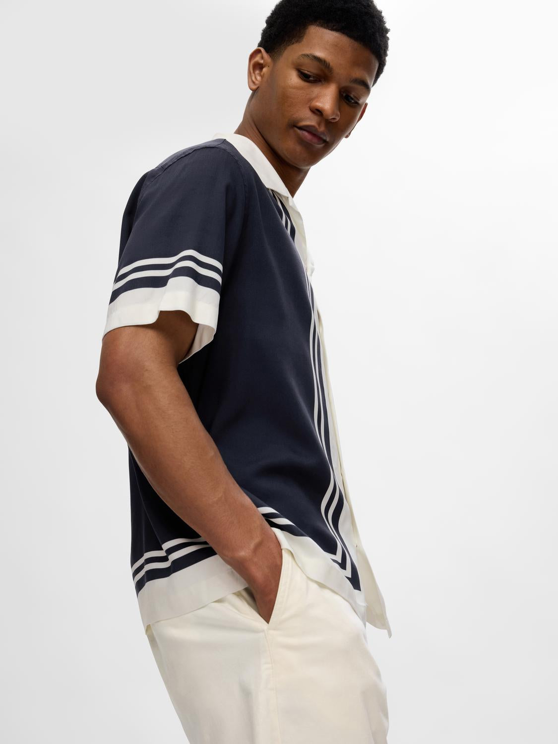 Bandana Skjorte - Blå/ Sky Captain